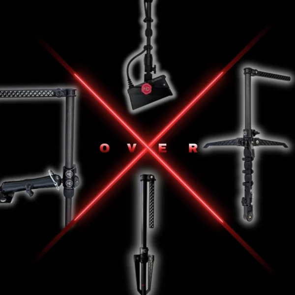 C01D9D26-ADCE-4788-BBA0-12097E3EB469 HD Innovations X-OVER Carbon FFS Pole System w/ Tripod