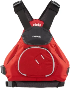 NRS Ninja PFD low profile Level 70 kayak and paddling life jacket